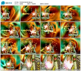 民族风观音佛家背景LED视频