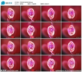 旋转花朵婚礼歌舞晚会动态led