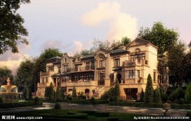 欧式别墅 效果图