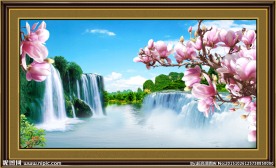 山水风景 流水生财