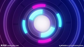 超赞圆环隧道穿梭动感led