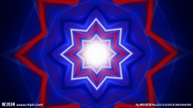 超赞八角星芒放射动感酒吧led