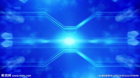 蓝色超赞线条变化动感酒吧led