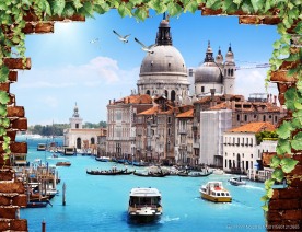 3D自然风景-威尼斯水城