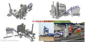 路面沥青拌和站搅拌站SU模型