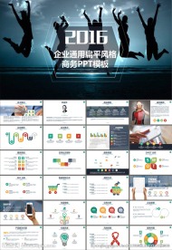 商业策划书创业宣传PPT模板