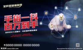 互联网+招聘海报