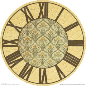 复古罗马字钟面