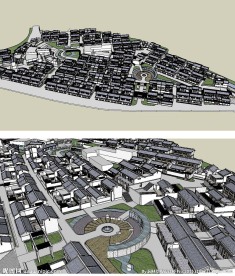 农村规划建筑草图大师SU模型