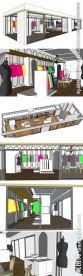 世茂服装店室内草图大师SU模型