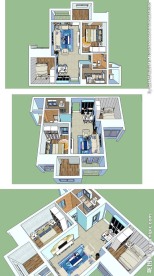 室内地中海草图大师SU模型