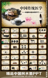 中医中药动态PPT模板