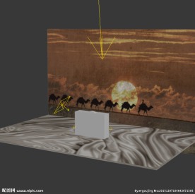 礼盒包装模型（模型本身不带贴）