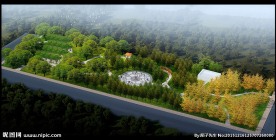 姜子牙游园鸟瞰