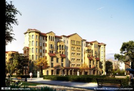 精细多层住宅效果