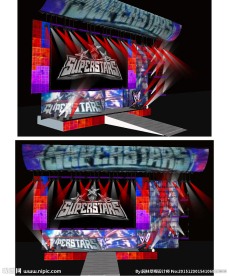 舞台舞美场景草图大师SU模型