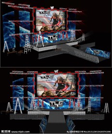 舞台舞美场景草图大师SU模型