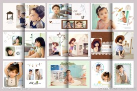儿童相册 宝宝相册 相册模板