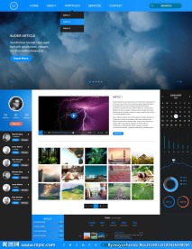 UI设计模板素材