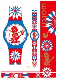 猴年生肖手表设计