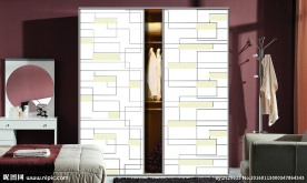 典尚生活  移门  抽象几何