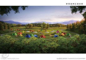 野营区规划效果图