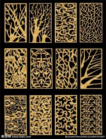 镂空雕花