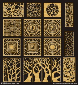 镂空雕花