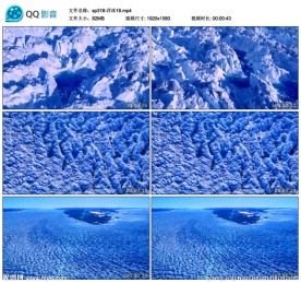 实拍南北极海洋浮冰