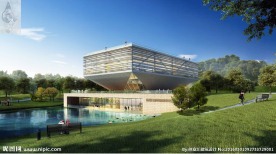 大学艺术馆方案效果图