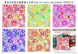 田园印花图案 服装花型