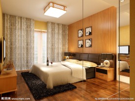 卧室窗帘效果图