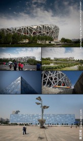 北京奥体中心鸟巢水立方