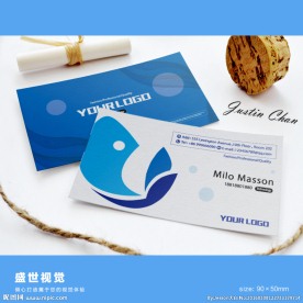 高档水族馆名片 海鲜名片