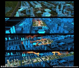 三维加后期线框