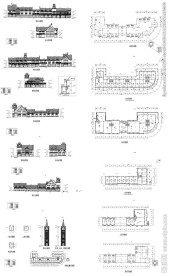商业街建筑施工图