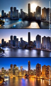 城市日落高清实拍视频素材