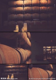 葡萄酒酒窖储酒库视频素材