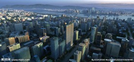 杭州城市大鸟瞰