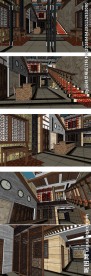 中式酒店草图大师SU模型