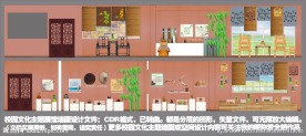 校园文化主题展馆墙面