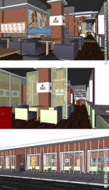 餐厅草图大师SU模型