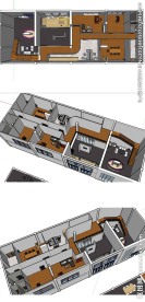 办公空间设计草图大师SU模型