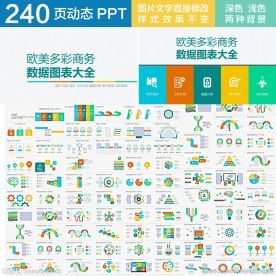 动感彩色商务PPT模板大集合