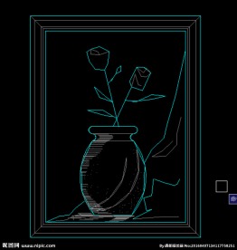 花瓶 cad 工艺品