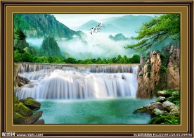 山水风景 流水生财