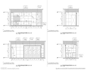 家居厨房立面图
