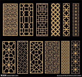 镂空雕花
