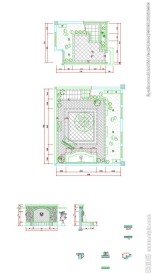 别墅花园平面施工图