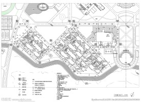 学校建筑总平面CAD图